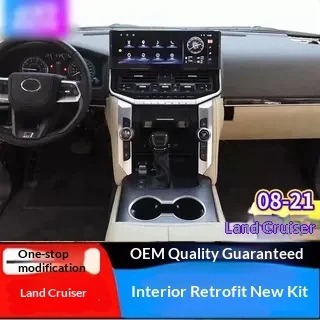 Luxury Interior Central Control Upgrade Kit for Land Cruiser LC200 to LC300 Models